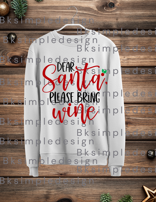 Santa Please Bring me Wine